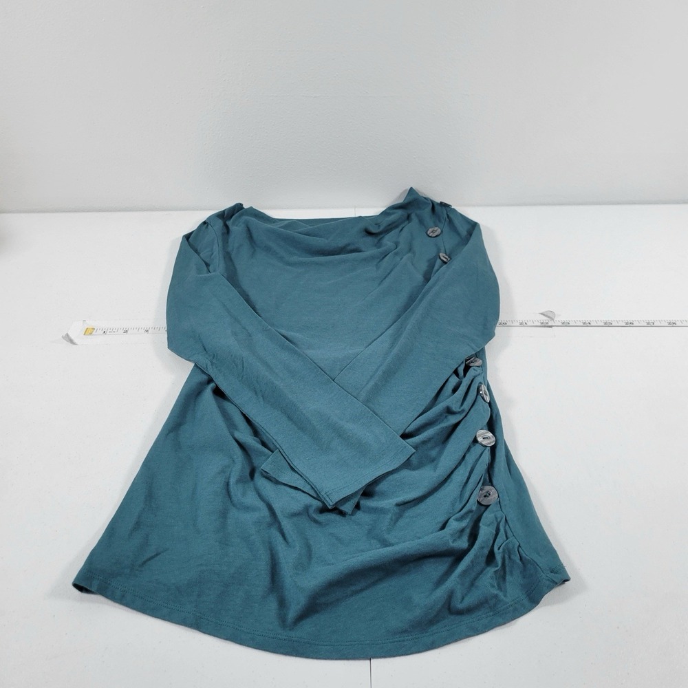 Soft Surroundings Long Sleeve Shirt Size Small‎ Blue